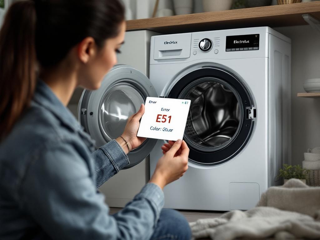Error E51 en Lavadora Electrolux: Causas y Soluciones